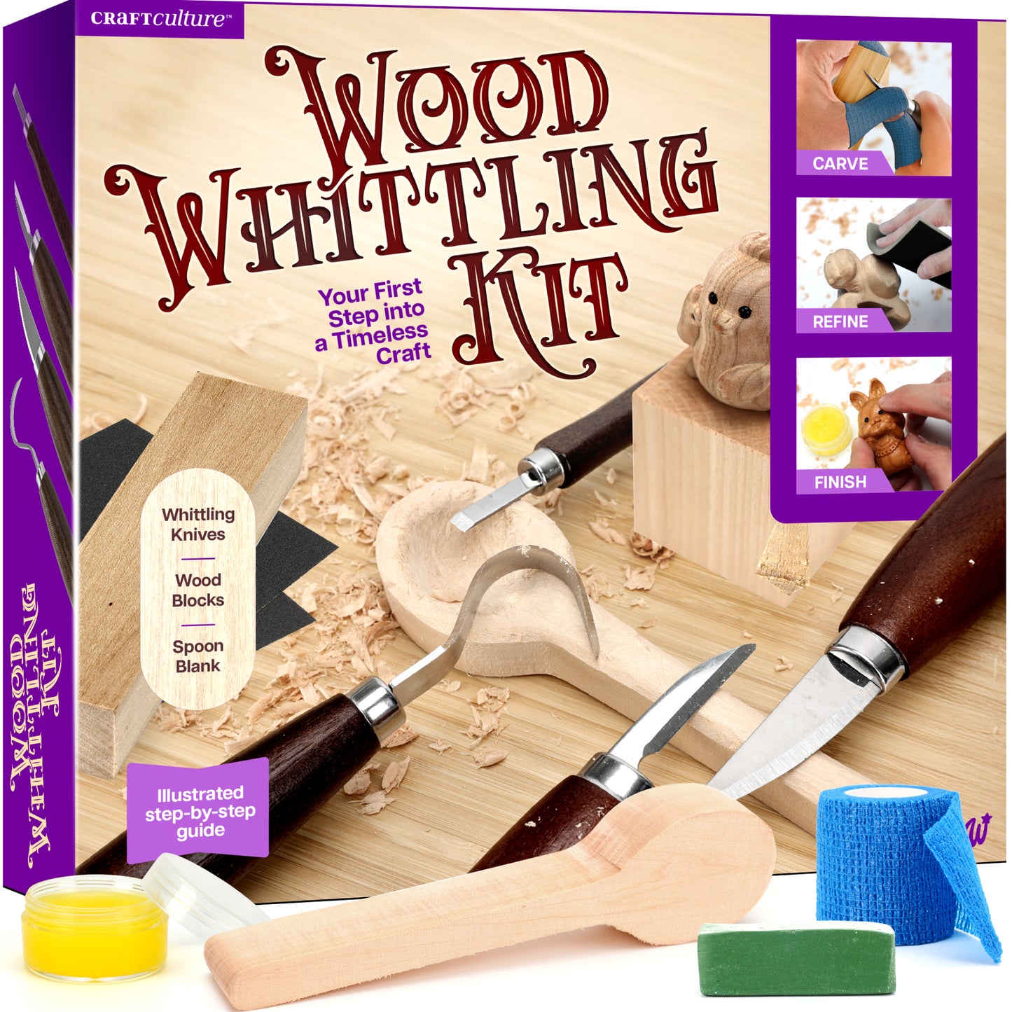 Craft Culture Wood Whittling Kit