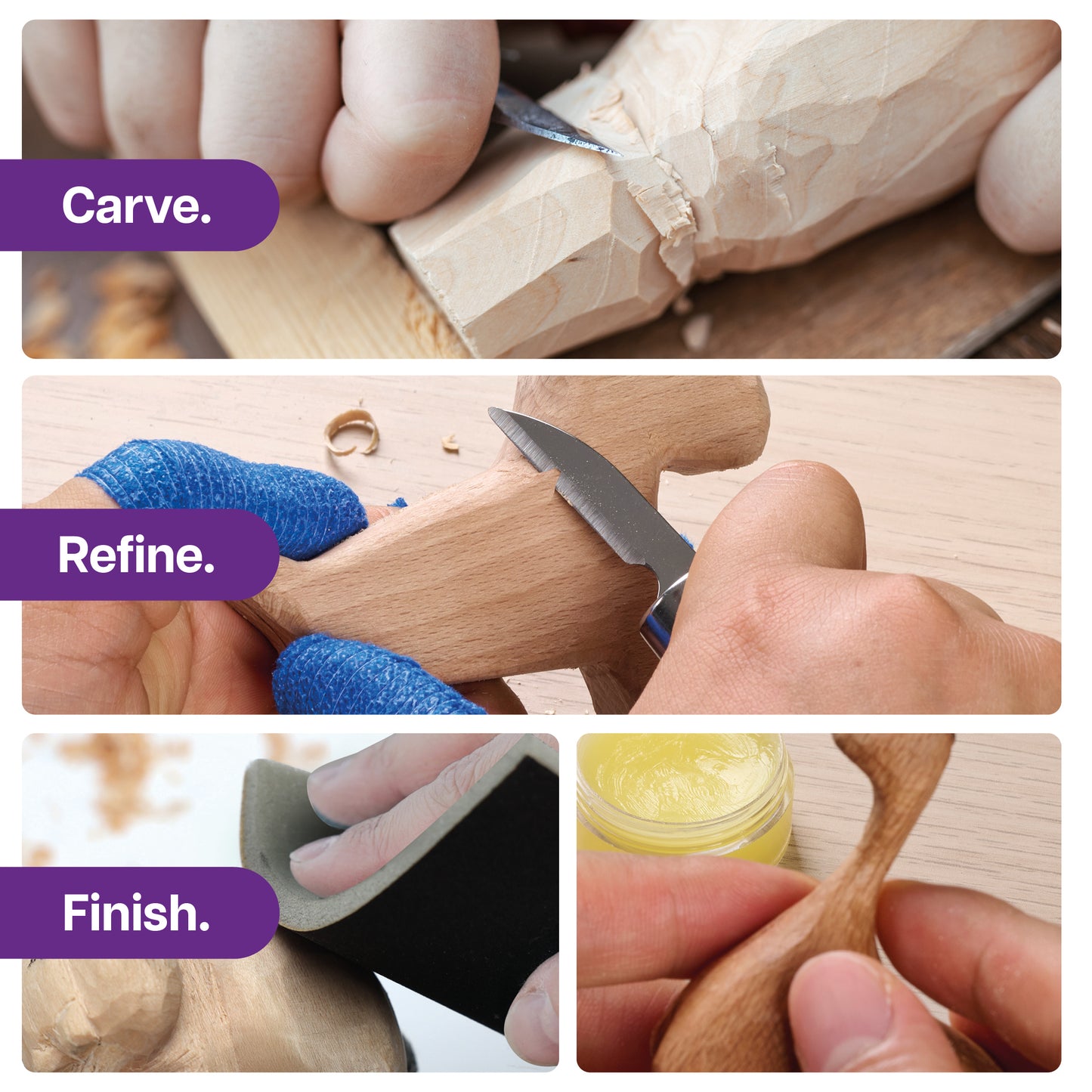 Craft Culture Wood Whittling Kit