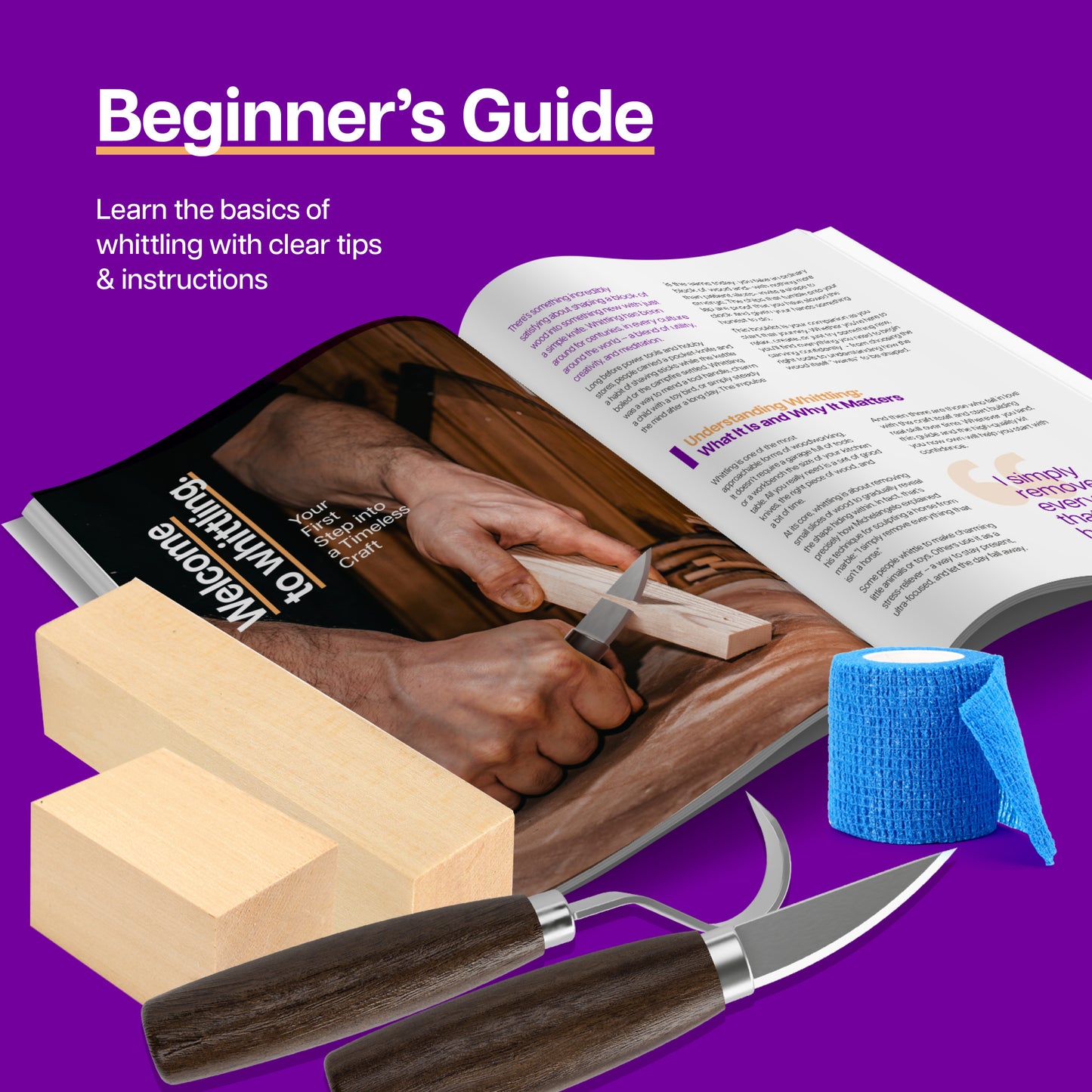 Craft Culture Wood Whittling Kit