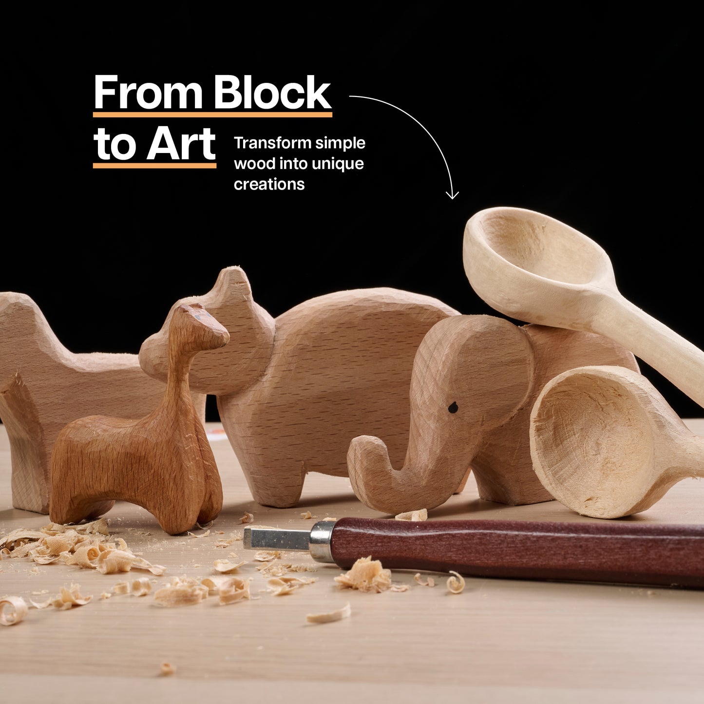 Craft Culture Wood Whittling Kit